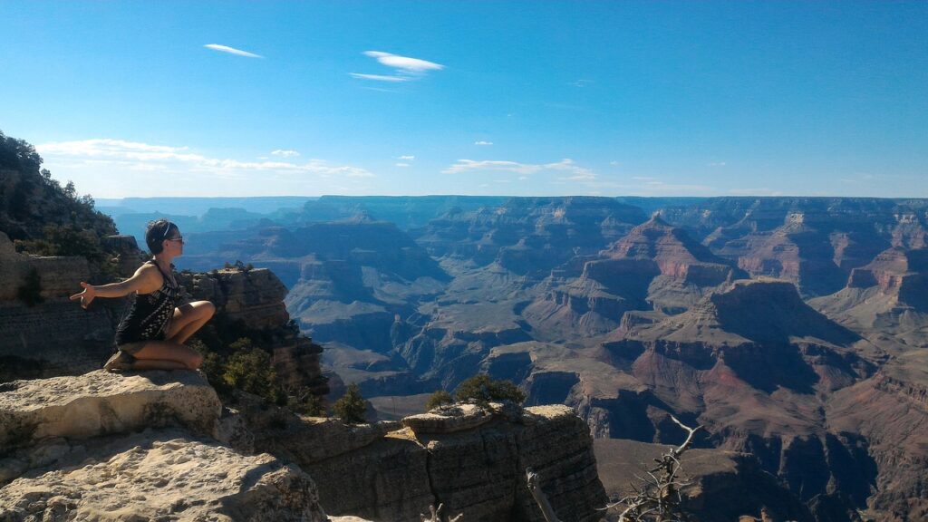 grand canyon, nature, feminine